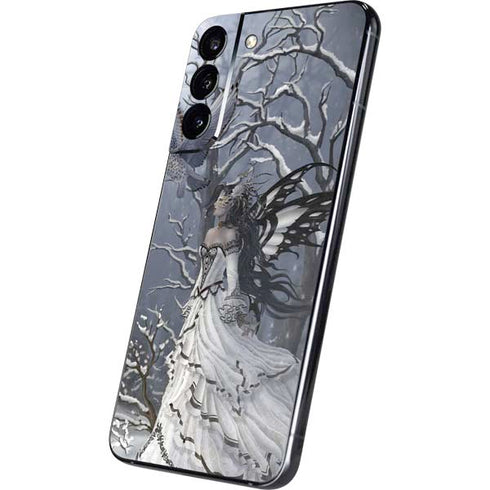 Fairy with Owl in Snow by Nene Thomas Galaxy S22 Plus Skin